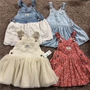 OshKosh B'gosh Denim and Floral Dress bundle 2T